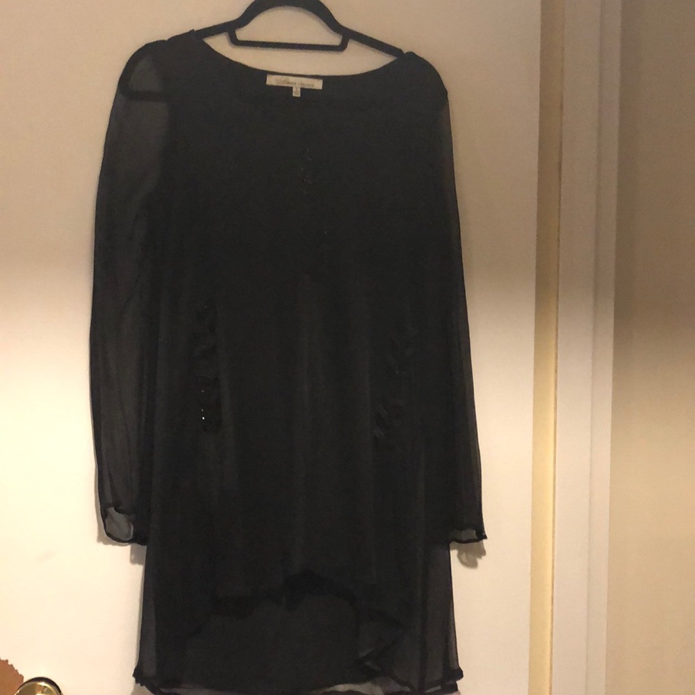 Great black dress.